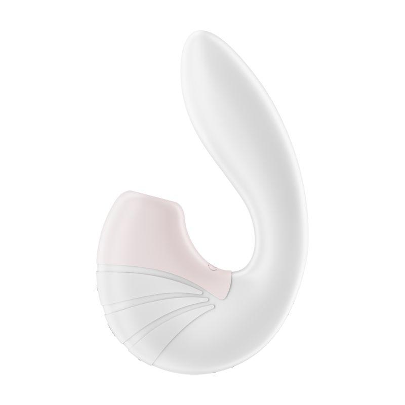 Satisfyer Supernova G-Spot Clit Suction Vibrator White - Take A Peek