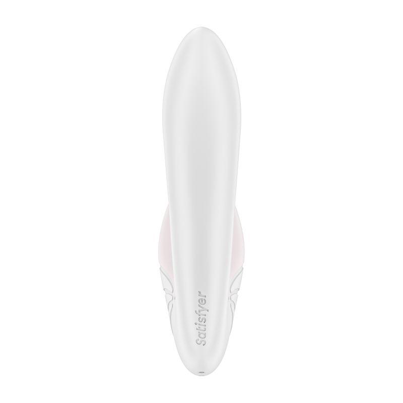 Satisfyer Supernova G-Spot Clit Suction Vibrator White - Take A Peek