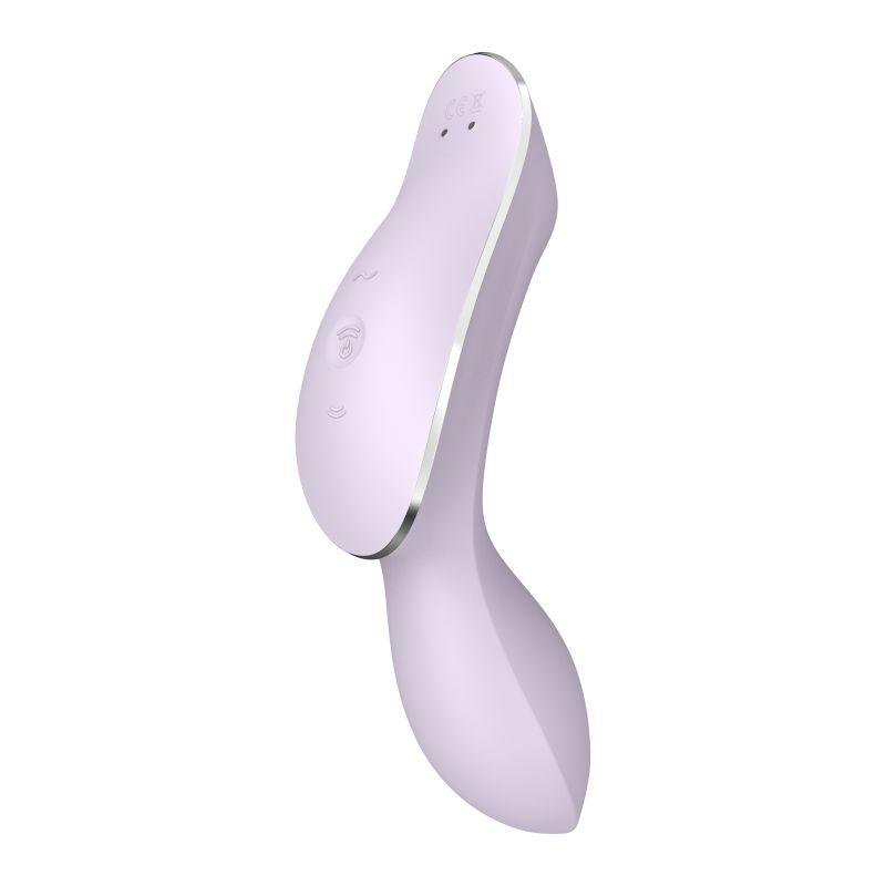 Satisfyer Curvy Trinity 2 Insertable Air Pulse Vibrator Violet - Take A Peek