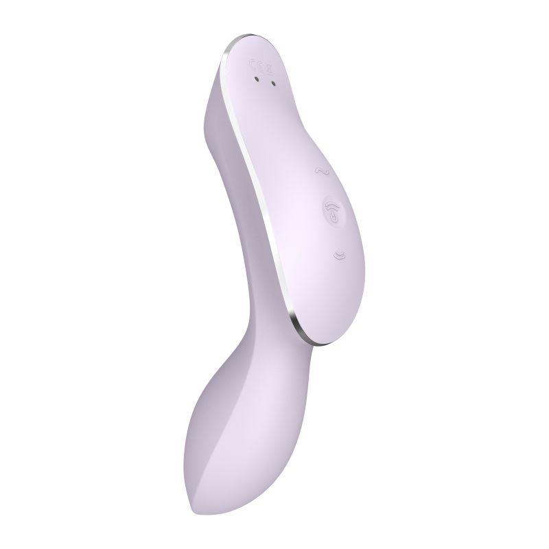 Satisfyer Curvy Trinity 2 Insertable Air Pulse Vibrator Violet - Take A Peek