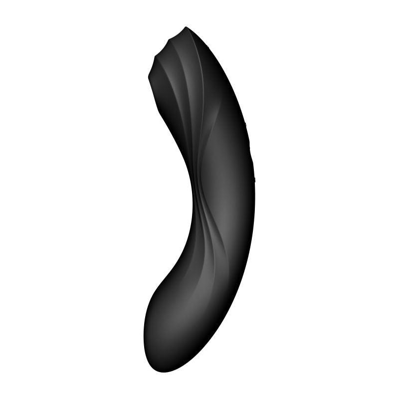 Satisfyer Curvy Trinity 4 Insertable Air Pulse Vibrator Black - Take A Peek