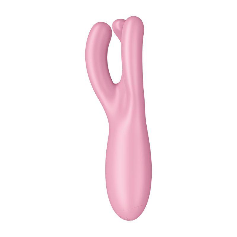 Satisfyer Threesome 4 Connect App Layon Vibrator Pink - Take A Peek