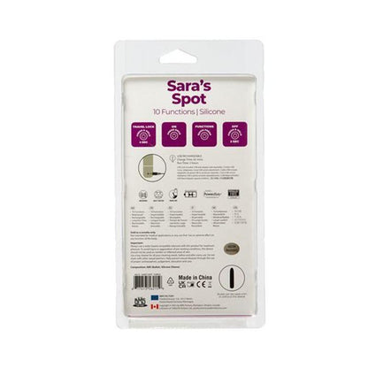 Power Bullet Sara’s Spot Vibrator Purple - Take A Peek