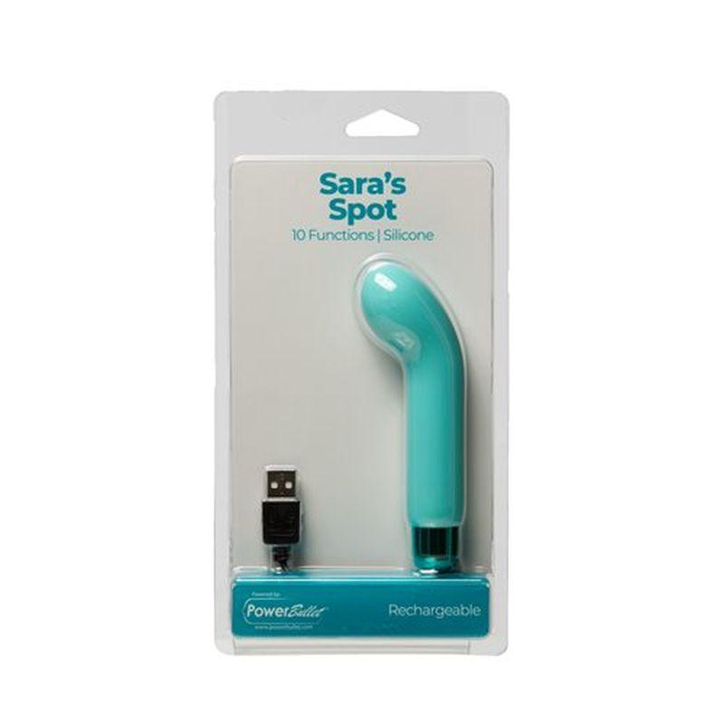 Power Bullet Sara’s Spot Vibrator Teal - Take A Peek