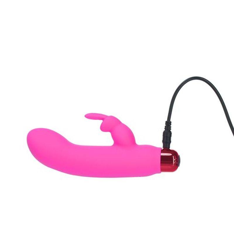 Alices Bunny Rechargeable Bullet w Rabbit Sleeve Pink - Take A Peek