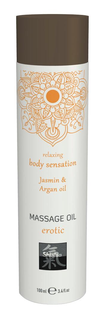 Shiatsu Massage Oil Erotic Jasmin And Argan Oil 100ml - Take A Peek