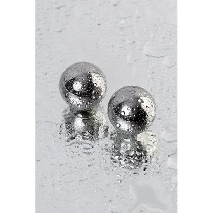 Silver Metal 2 Pc Vaginal Balls 2.5cm - Take A Peek