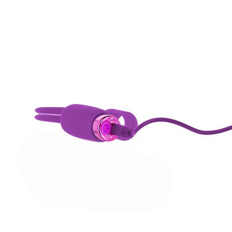 Power Bullet Teasing Tongue w Rechargeable Bullet Purple - Take A Peek