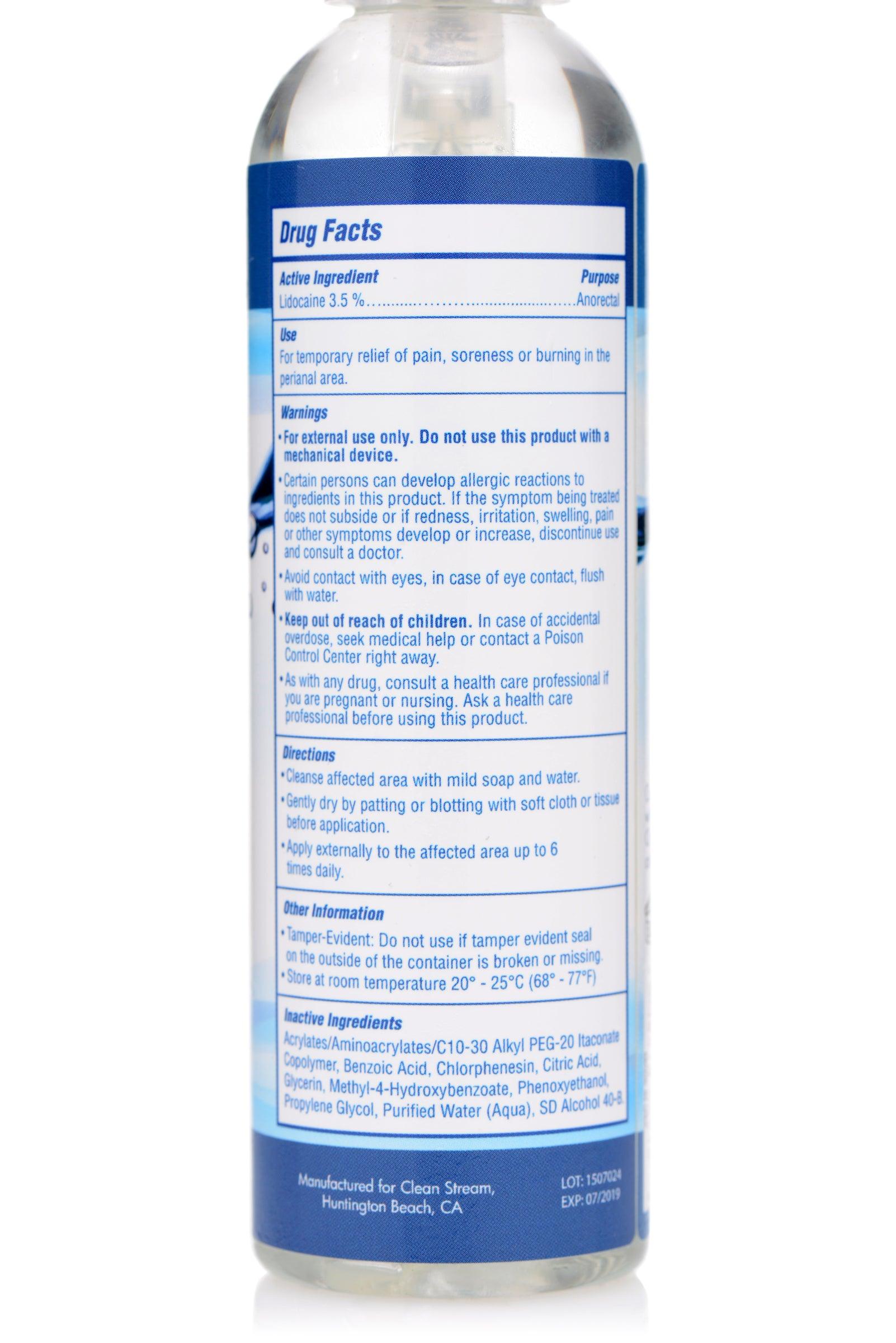 Relax Anal Lube 4.4oz/130ml Desensitizing Spray Gel - Take A Peek