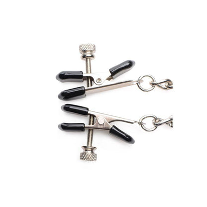 Titty Taunter Nipple Clamps w Weighted Bead - Take A Peek