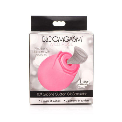 10X Wild Rose Silicone Suction Stimulator Pink - Take A Peek