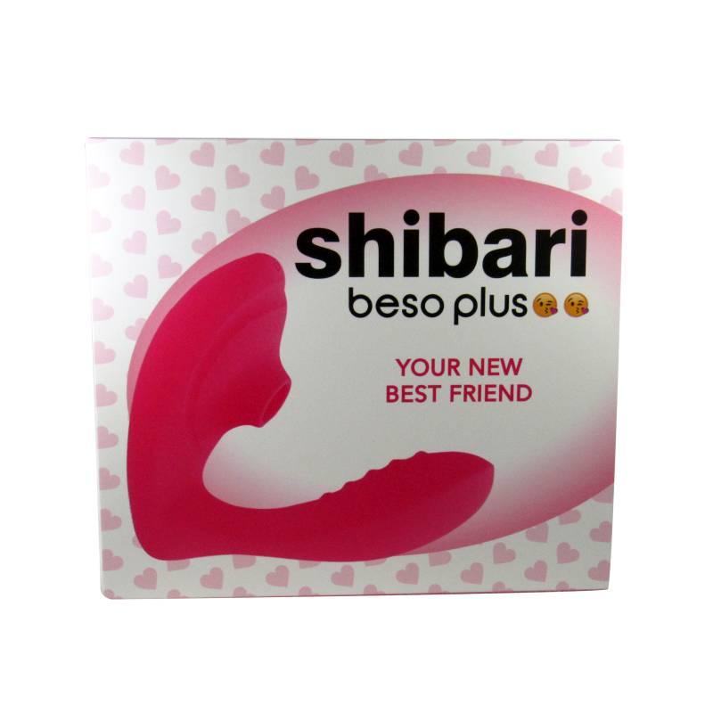 Shibari Beso Plus G-Spot and Clitoral Vibrator Pink - Take A Peek