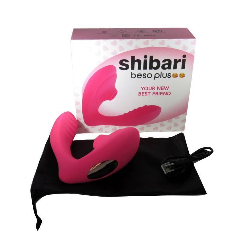 Shibari Beso Plus G-Spot and Clitoral Vibrator Pink - Take A Peek