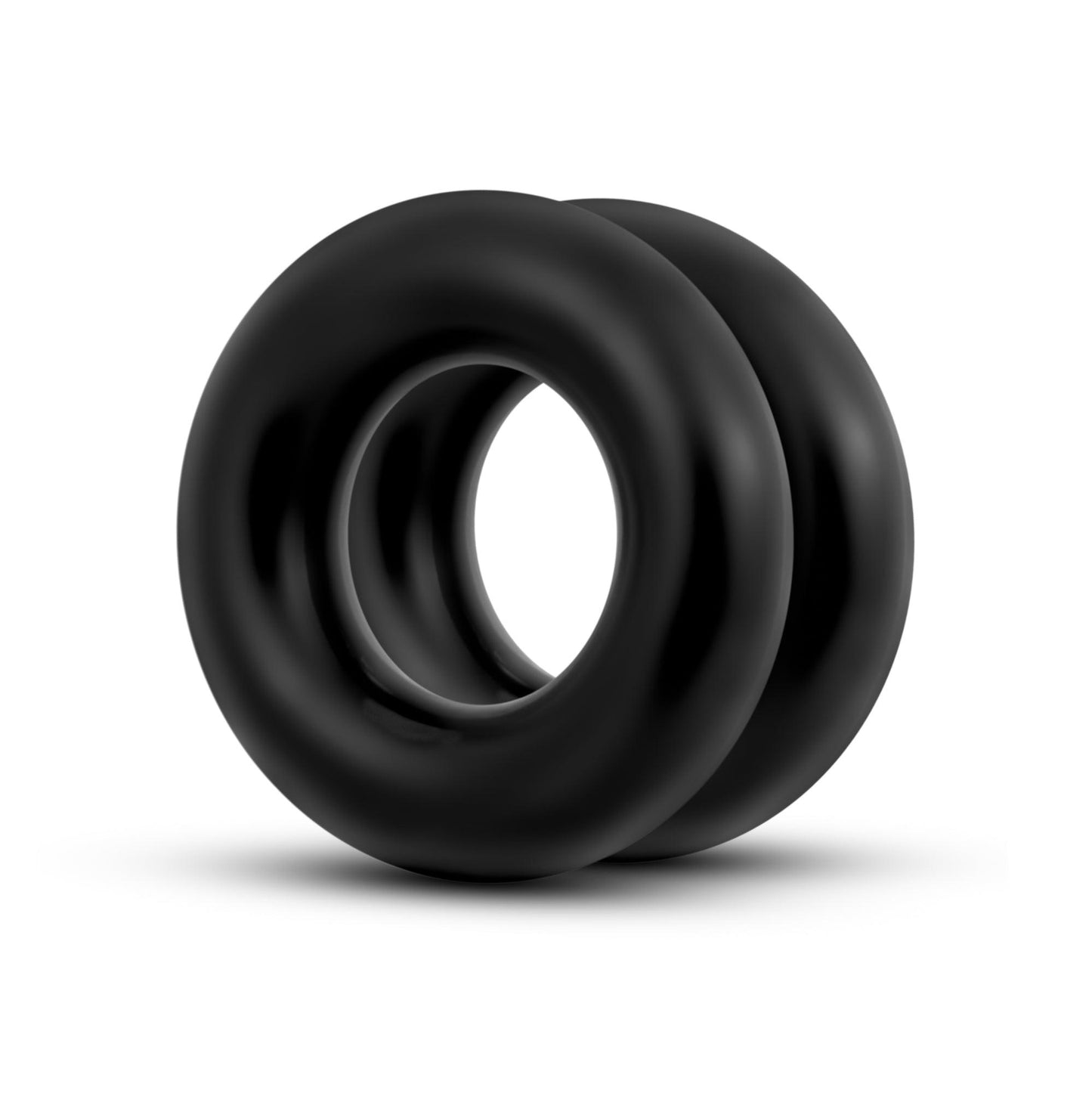 Stay Hard Donut Rings Oversized Black - Take A Peek