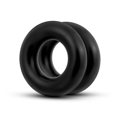 Stay Hard Donut Rings Oversized Black - Take A Peek