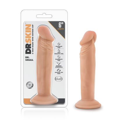 Dr Skin Dr Small 6in Dildo Vanilla - Take A Peek