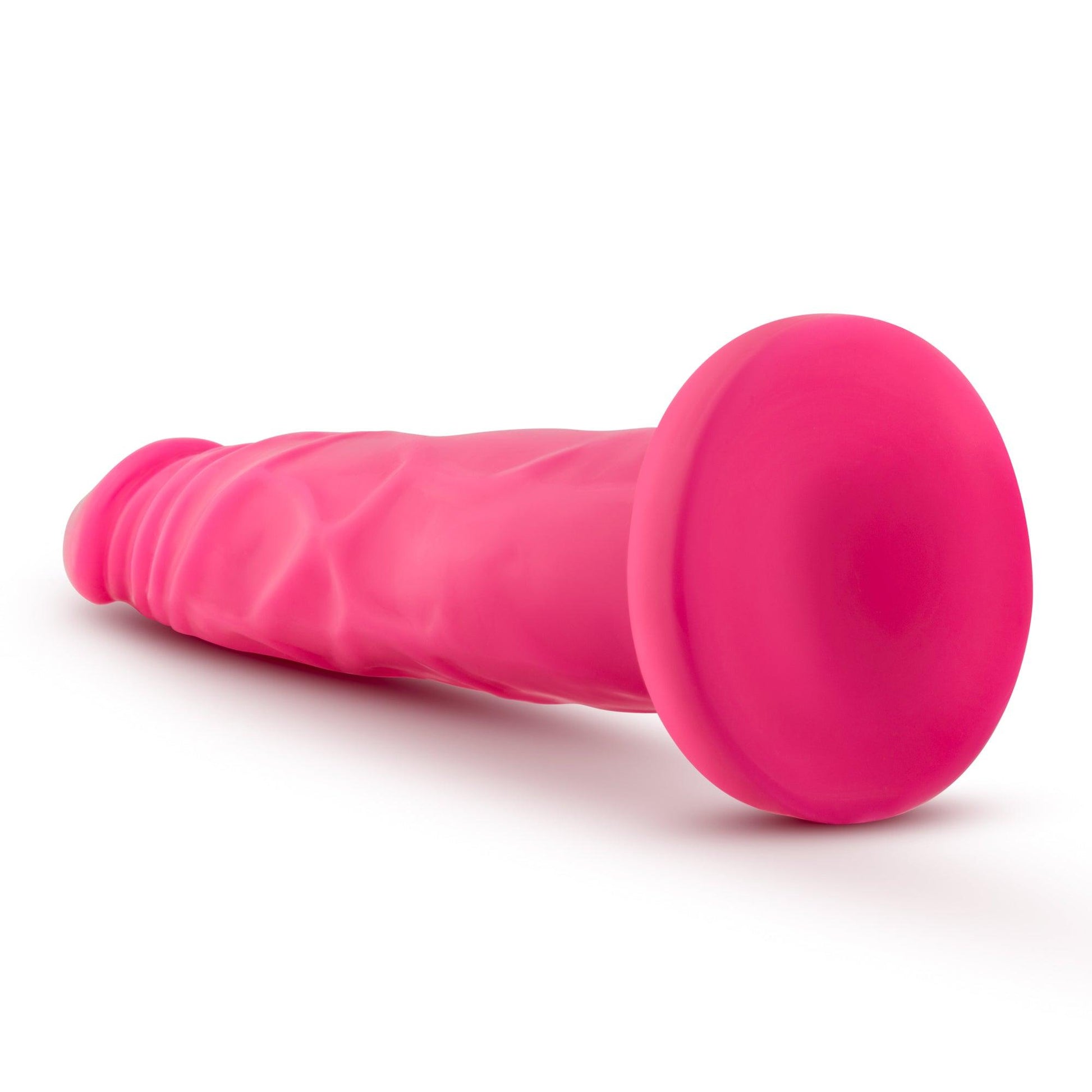 Neo Dual Density Cock Neon 7.5in Pink - Take A Peek