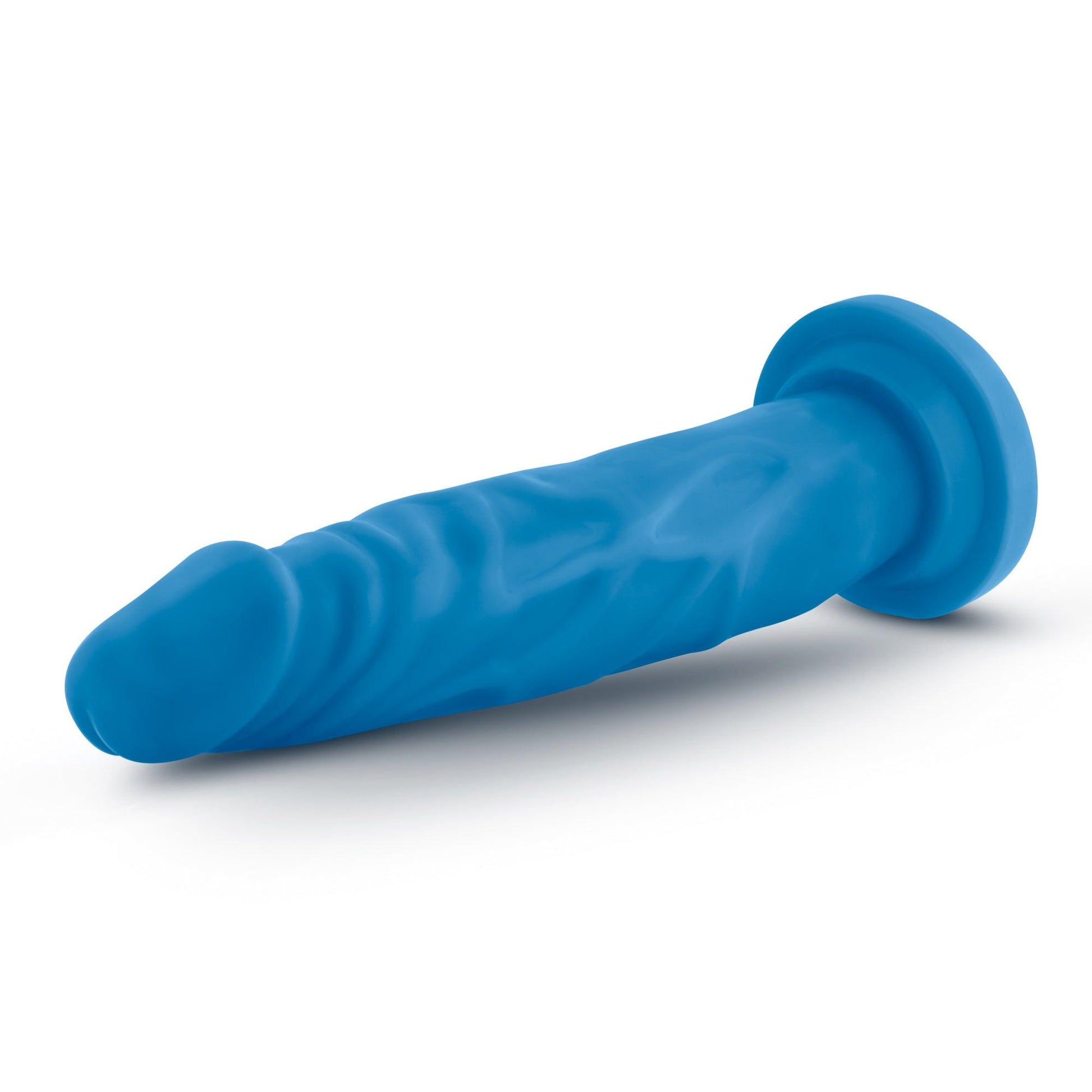 Neo Dual Density Cock Neon 7.5in Blue - Take A Peek