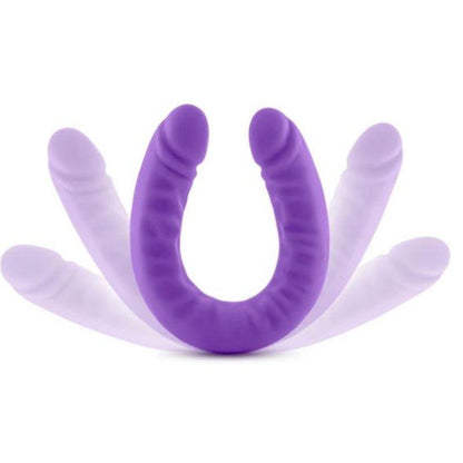 Ruse Silicone Slim 18in Purple Double Dong - Take A Peek