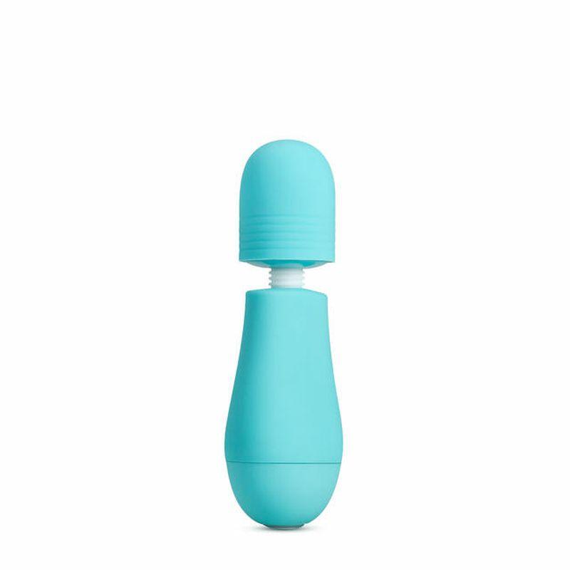 Rose Petite Massage Wand Blue - Take A Peek