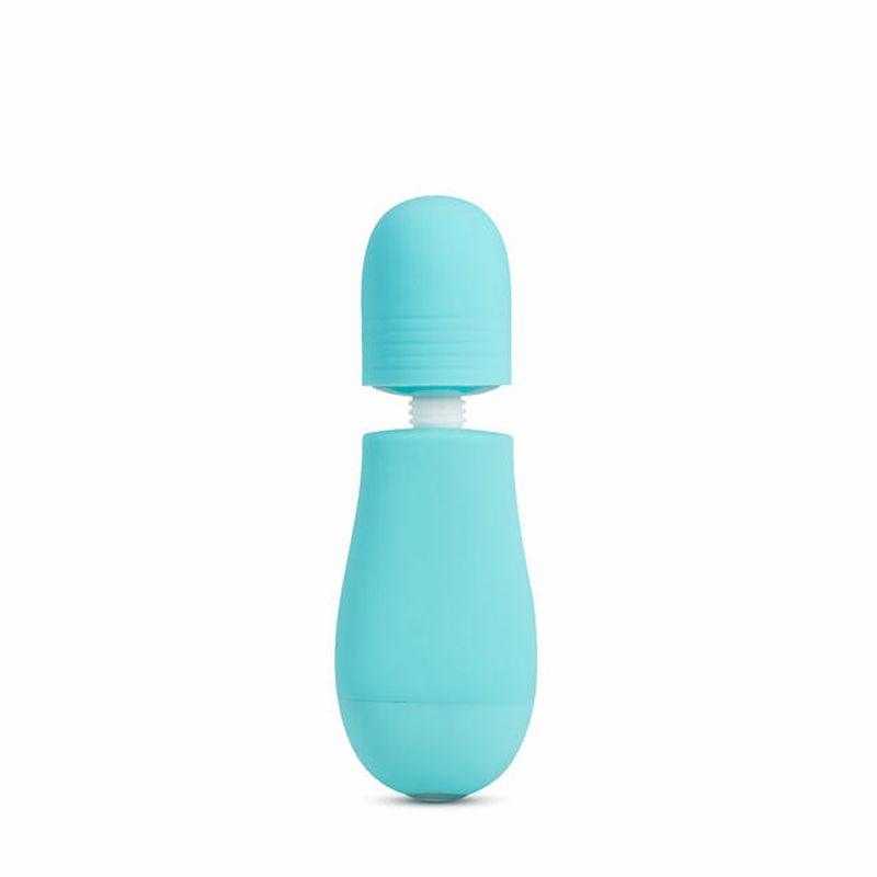 Rose Petite Massage Wand Blue - Take A Peek