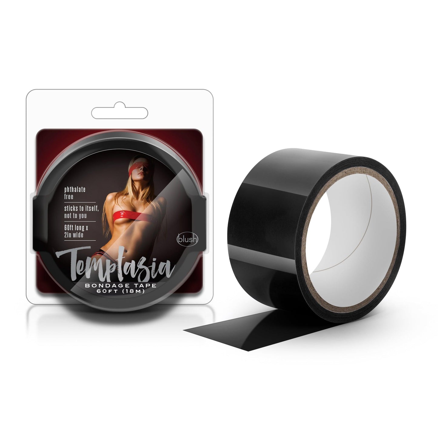 Temptasia Bondage Tape 18m Black - Take A Peek