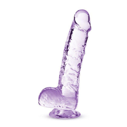 Naturally Yours 6" Crystaline Dildo Amethyst - Take A Peek