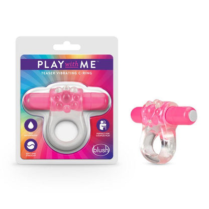 Play with Me Teaser Vibrating Cock Ring Pink - Take A Peek