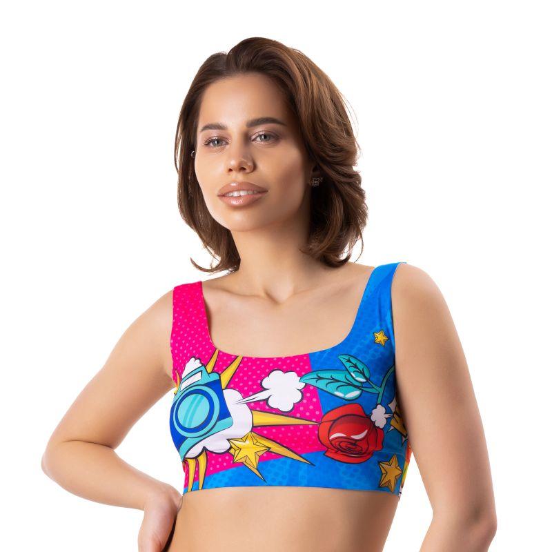 Comics Curios Crop Top - Take A Peek