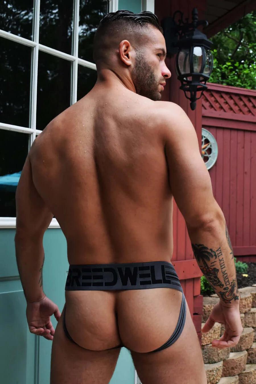 CUMDUMP JOCK - GREY - Take A Peek