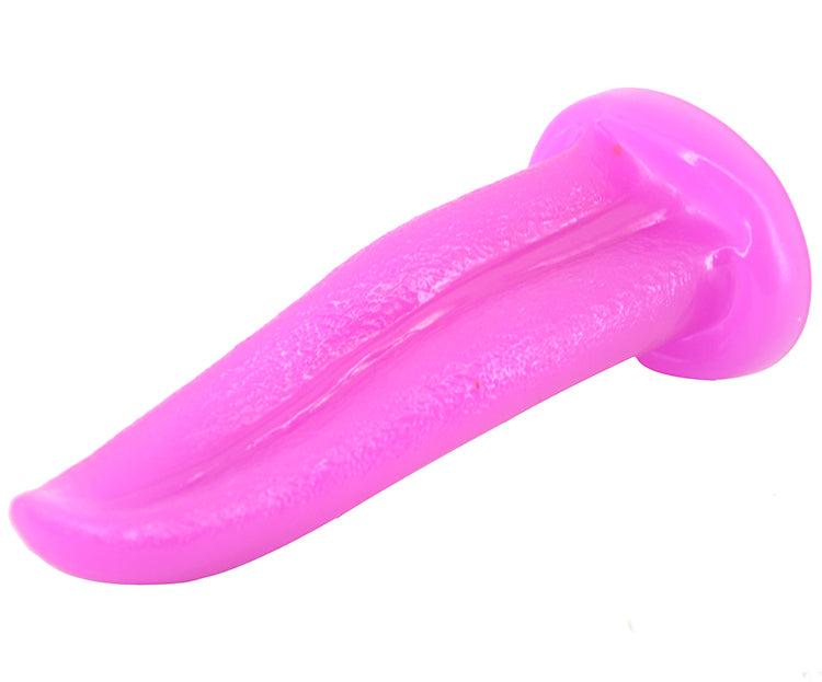 Tongue Shape Anal Plug Purple - Take A Peek