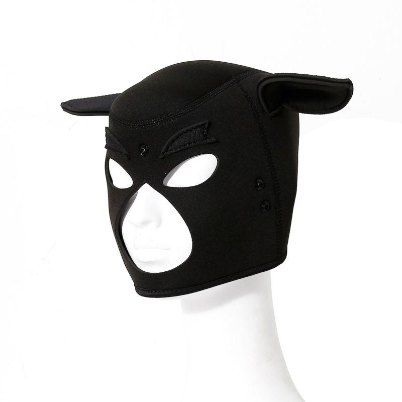 Neoprene Pig Mask Black - Take A Peek