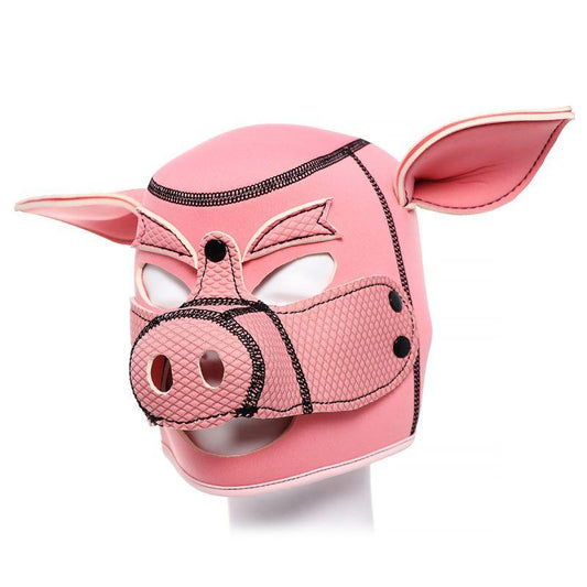 Neoprene Pig Mask Pink - Take A Peek