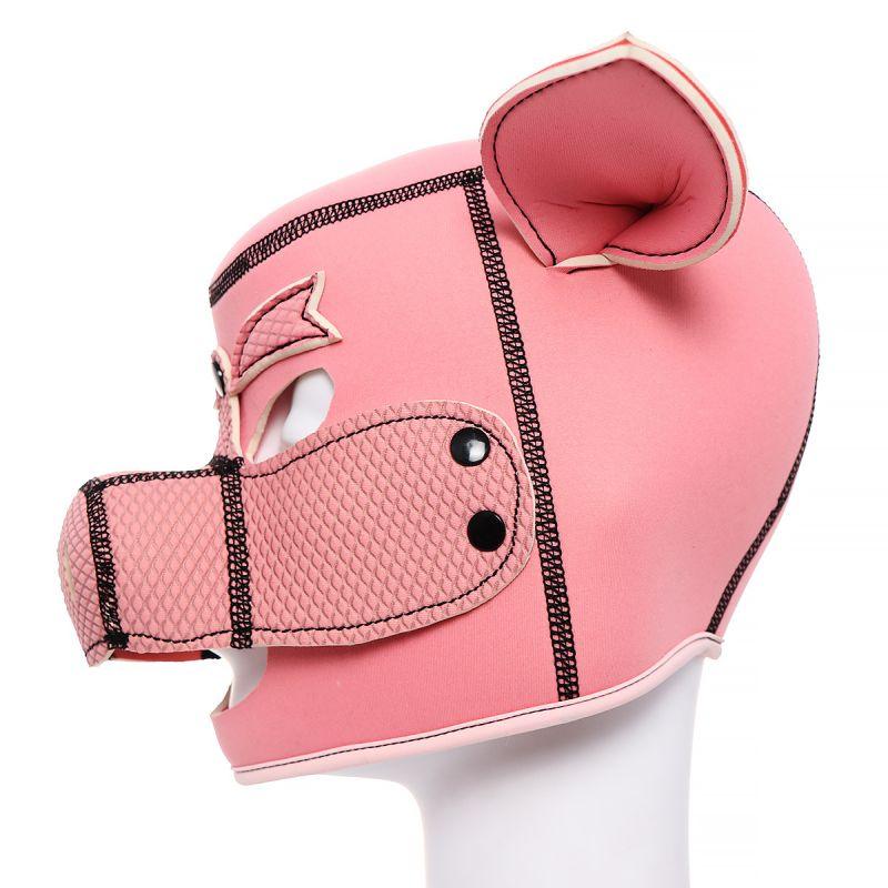 Neoprene Pig Mask Pink - Take A Peek