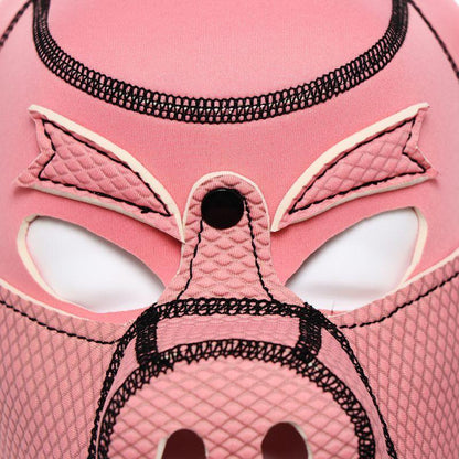 Neoprene Pig Mask Pink - Take A Peek