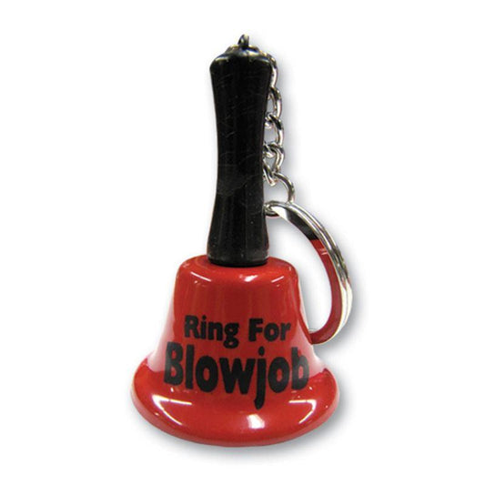 Ring For Blow Job Mini Bell Keychain - Take A Peek