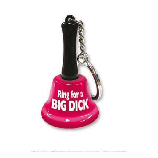 Ring For A Big Dick Mini Bell Keychain - Take A Peek