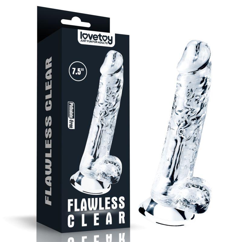 Clear Dildo 7.5in - Take A Peek