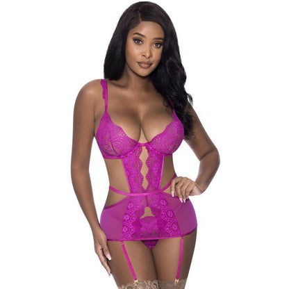 Cutout Dress and G-String Set - Take A Peek