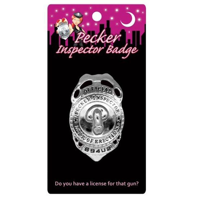 Pecker Inspector Badge - Take A Peek