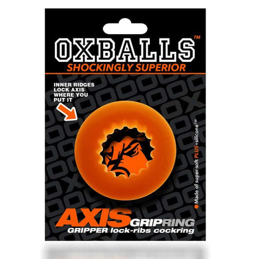 Axis Rib Griphold Cockring Orange Ice - Take A Peek