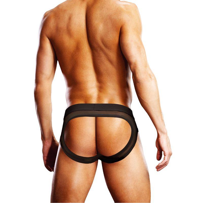 Prowler Mesh Open Back Brief Black - Take A Peek