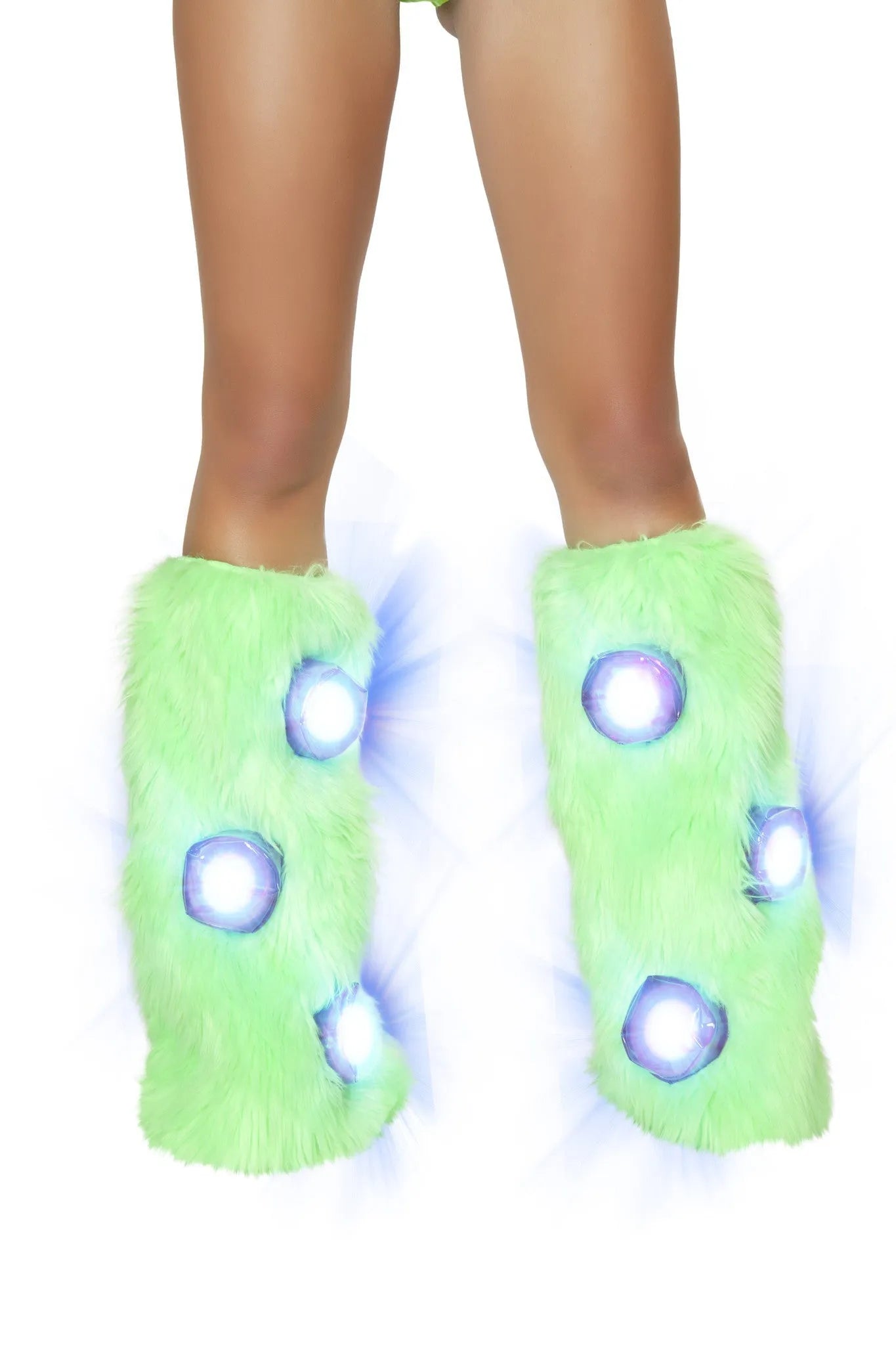 SF116 - Faux Fur Legwarmers - Take A Peek