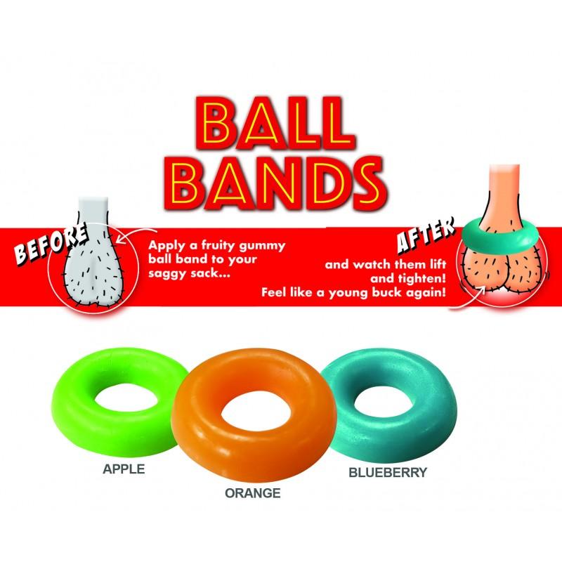 Ball Bands Gummy Cock Ring - Take A Peek