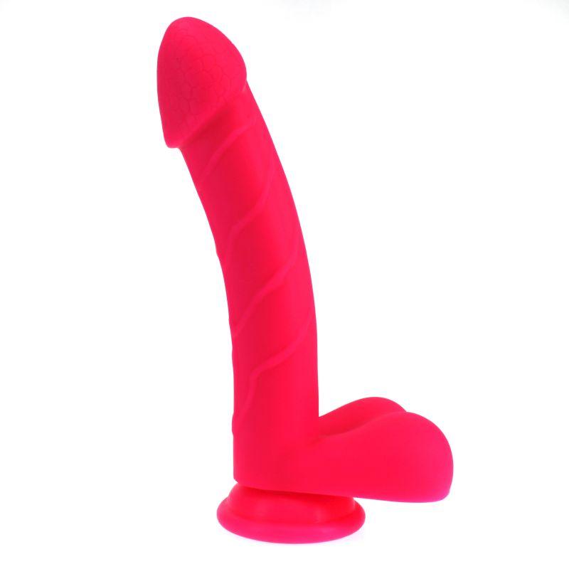 Realistic Cock w Balls Pink - Take A Peek