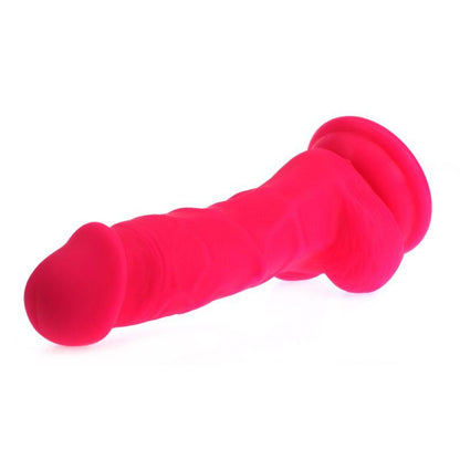 Realistic Dildo Veined Shaft w Balls Pink - Take A Peek