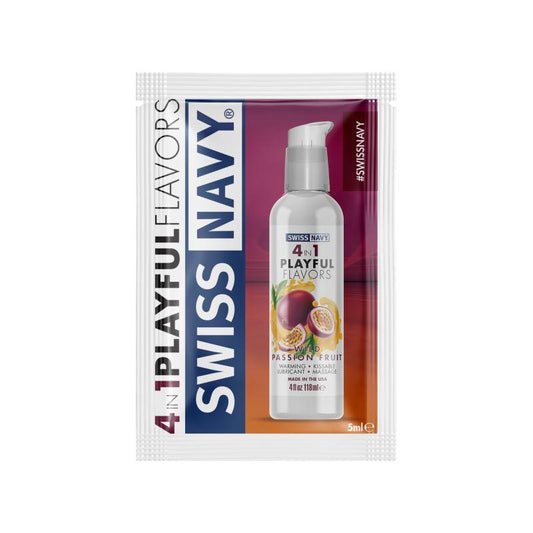 Swiss Navy Wild Passion Fruit Lube 5ml Sachets (100 pack) - Take A Peek