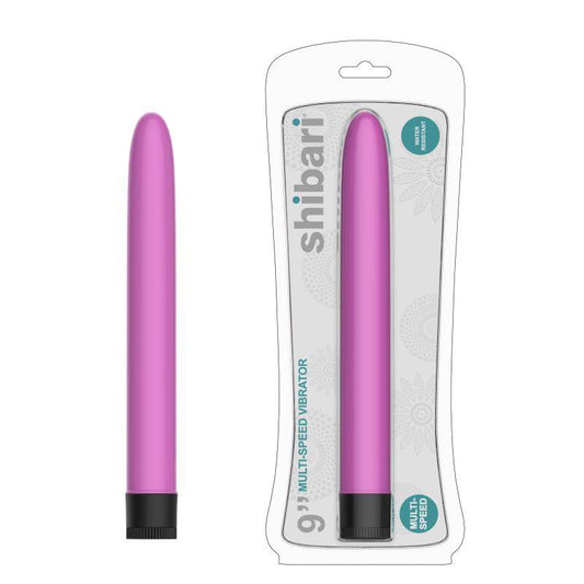 Shibari Multi-Speed Vibrator 9in Pink - Take A Peek