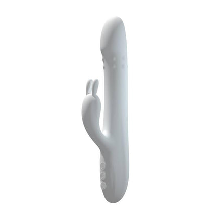 Rabbit Pro Thrusting Vibrator White - Take A Peek