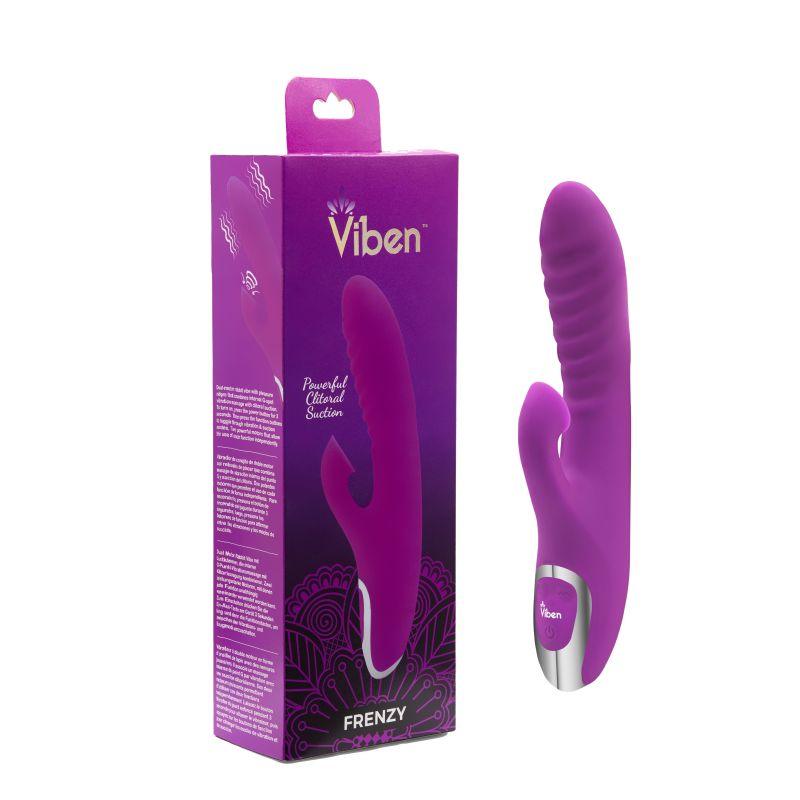 Viben Frenzy Suction Rabbit Vibe Berry - Take A Peek